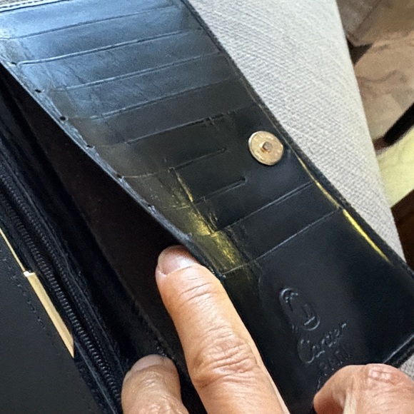 Cartier Vintage Black Leather wallet - Picture 6 of 9